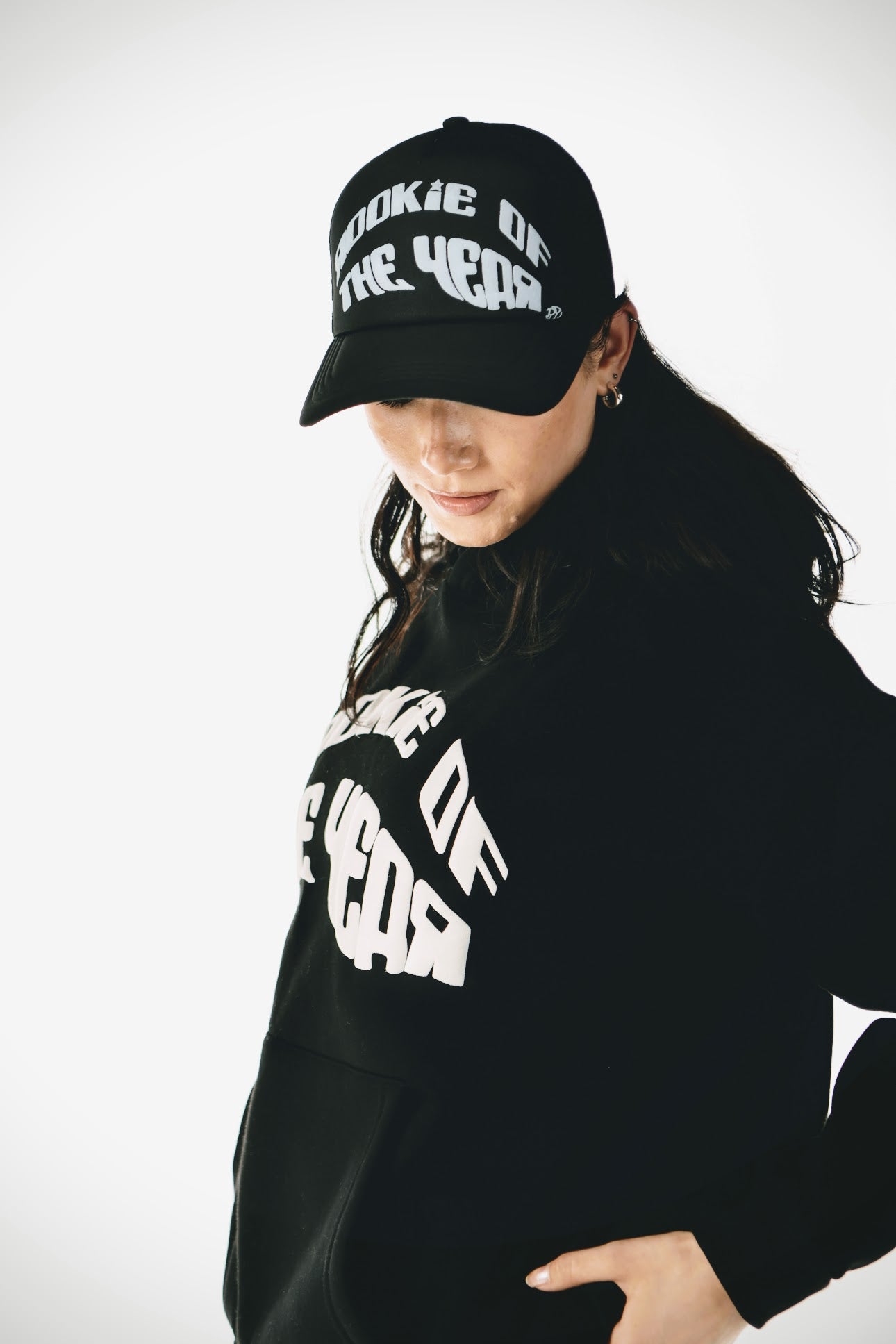 BLACK TRUCKER HAT - ROOKIE OF THE YEAR