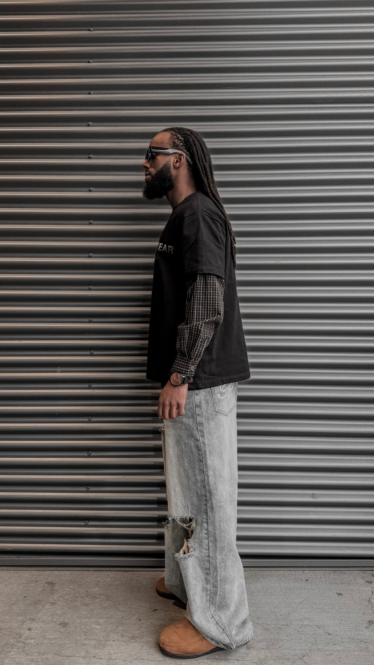 Riot Denim distressed jeans by Rookie of the Year, view 5