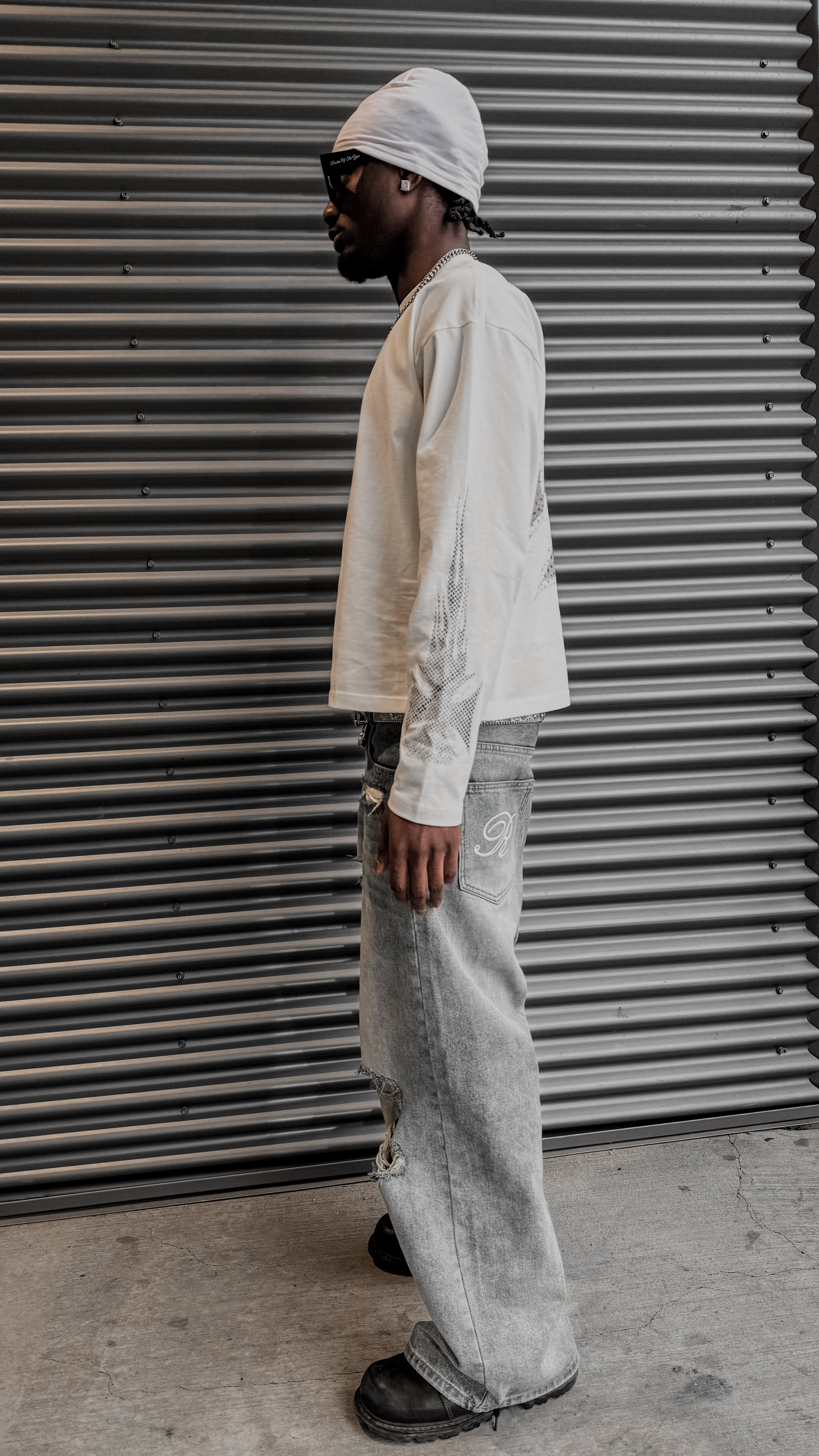 WHITE VANDAL LONG SLEEVE