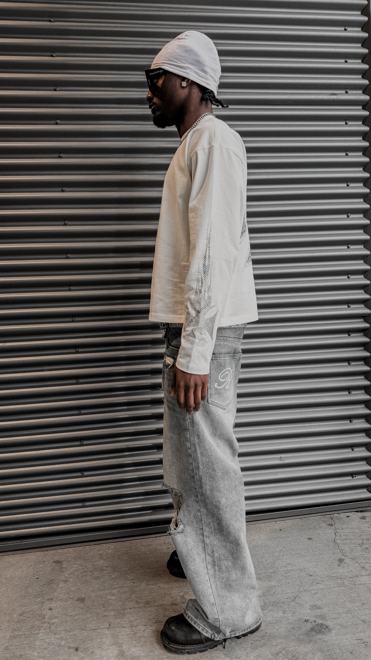 White Vandal Long Sleeve by Rookie of the Year, view 3