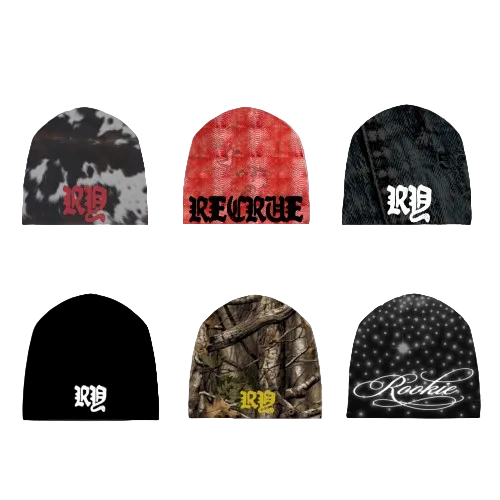 Graphic Skull Caps by Rookie of the Year