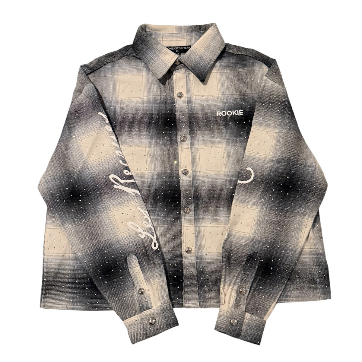 Cool Gray Iced Out Flannel by Rookie of the Year