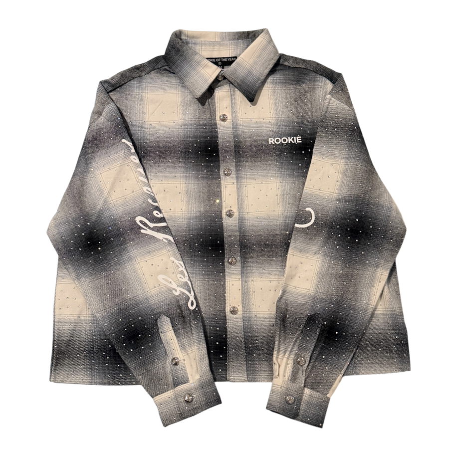 Cool Gray Iced Out Flannel by Rookie of the Year