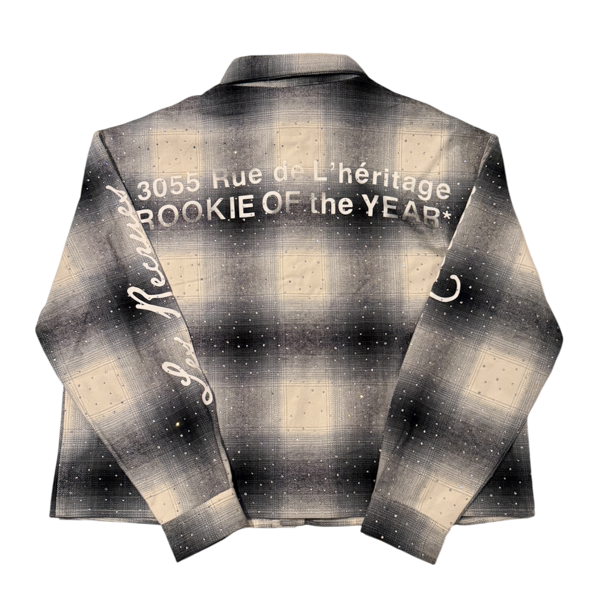 Cool Gray Iced Out Flannel by Rookie of the Year, view 2
