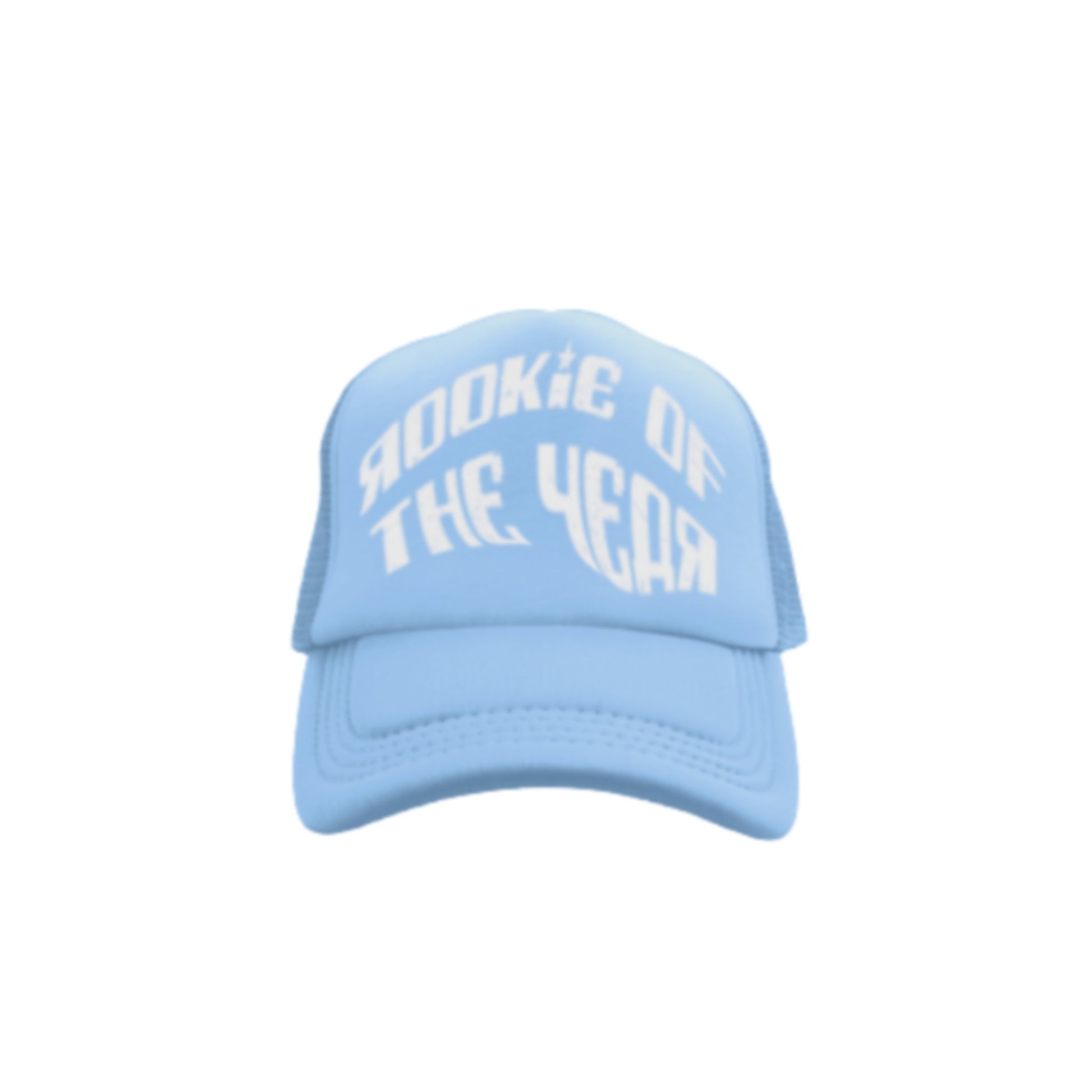 BABY BLUE TRUCKER HAT - ROOKIE OF THE YEAR