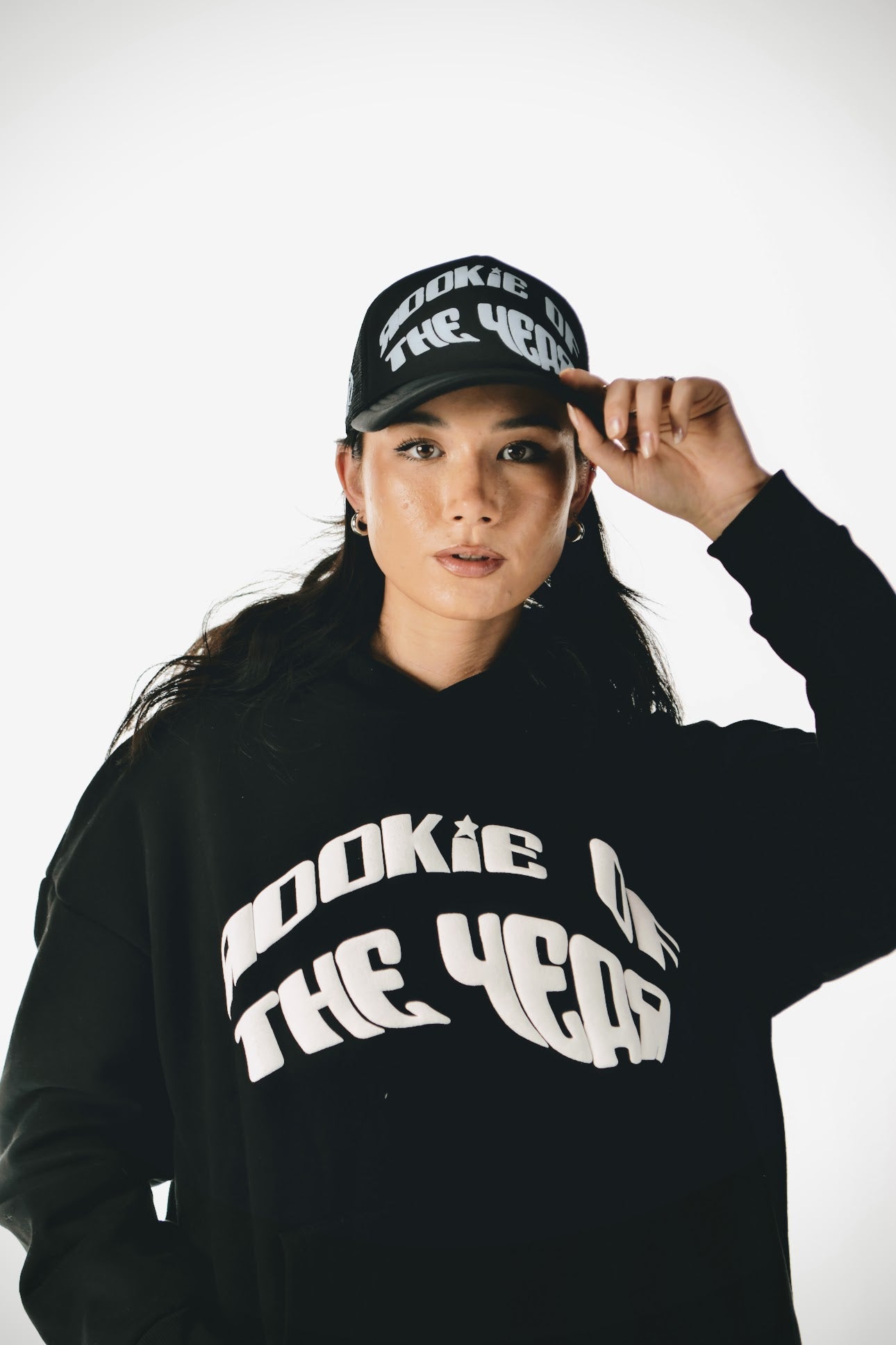 BLACK TRUCKER HAT - ROOKIE OF THE YEAR